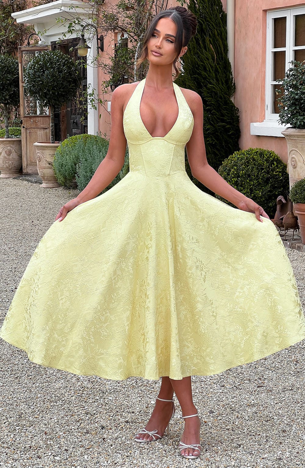 Anna™ | Elegant midiklänning.