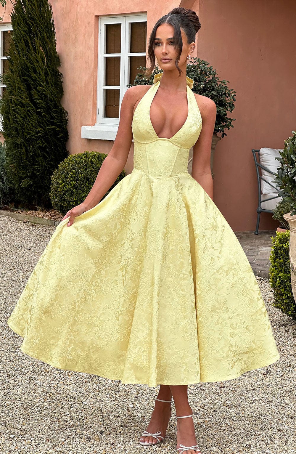 Anna™ | Elegant midiklänning.