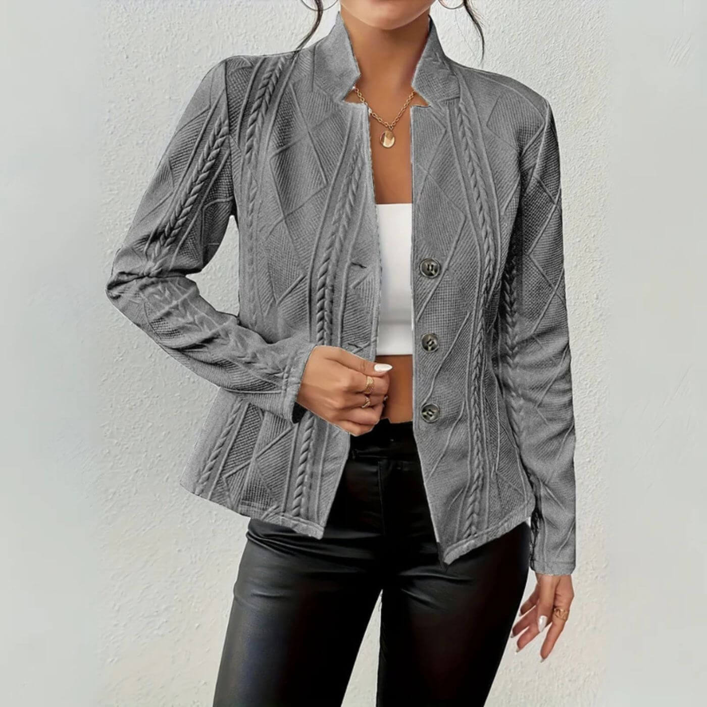 Agnes™ | Elegant Figursydd Blazer
